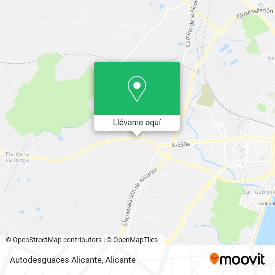 Mapa Autodesguaces Alicante