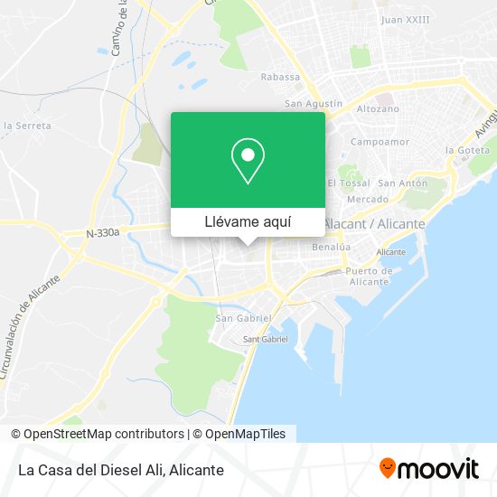 Mapa La Casa del Diesel Ali