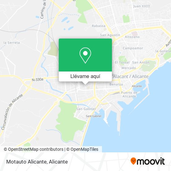 Mapa Motauto Alicante