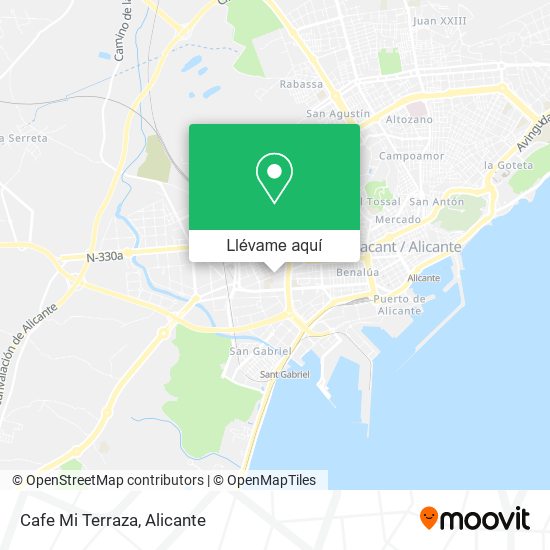 Mapa Cafe Mi Terraza