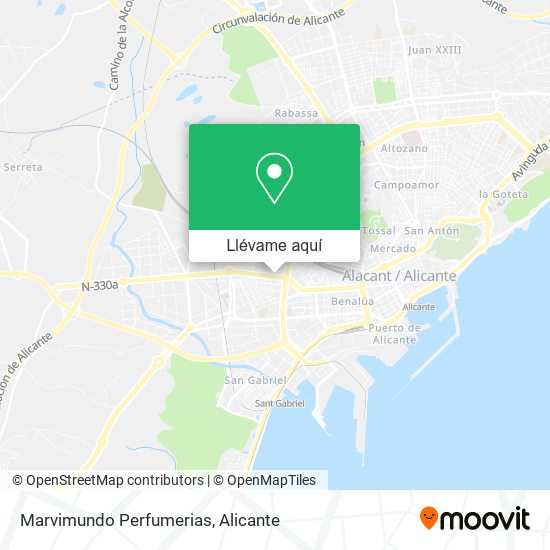 Mapa Marvimundo Perfumerias