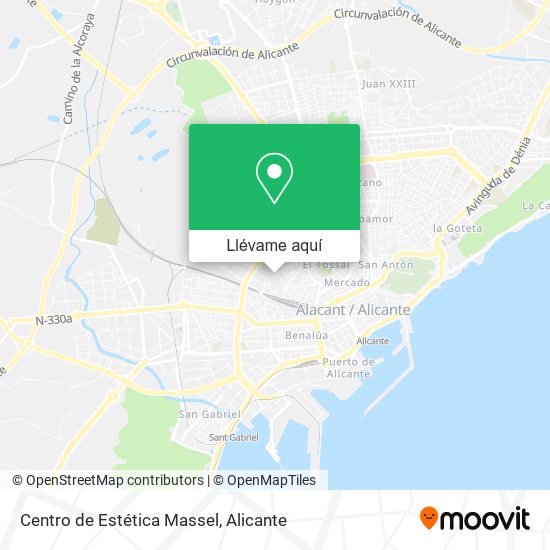 Mapa Centro de Estética Massel