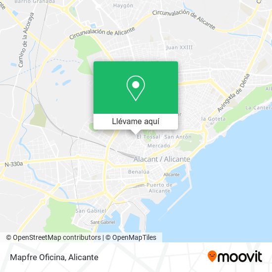 Mapa Mapfre Oficina