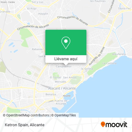 Mapa Ketron Spain