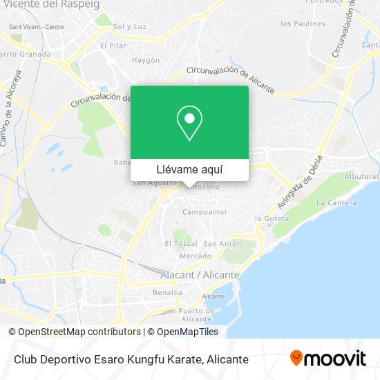 Mapa Club Deportivo Esaro Kungfu Karate
