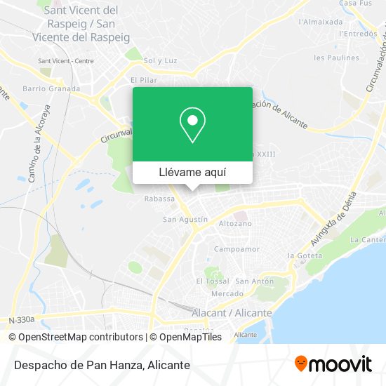 Mapa Despacho de Pan Hanza