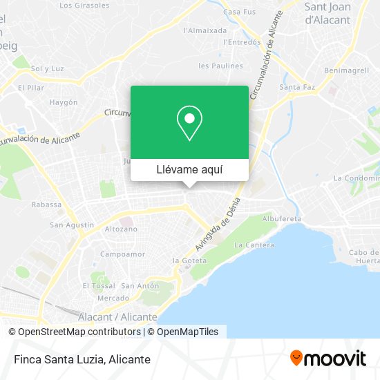 Mapa Finca Santa Luzia
