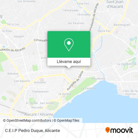 Mapa C.E.I.P Pedro Duque
