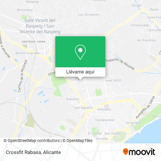 Mapa Crossfit Rabasa