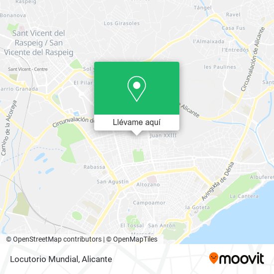 Mapa Locutorio Mundial