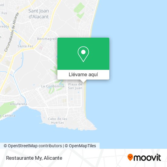 Mapa Restaurante My