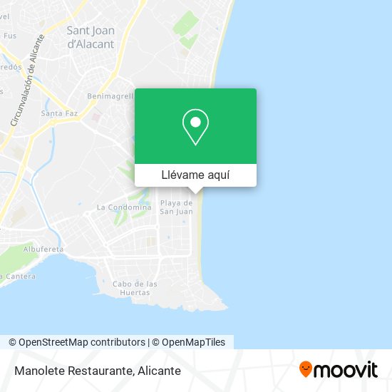 Mapa Manolete Restaurante