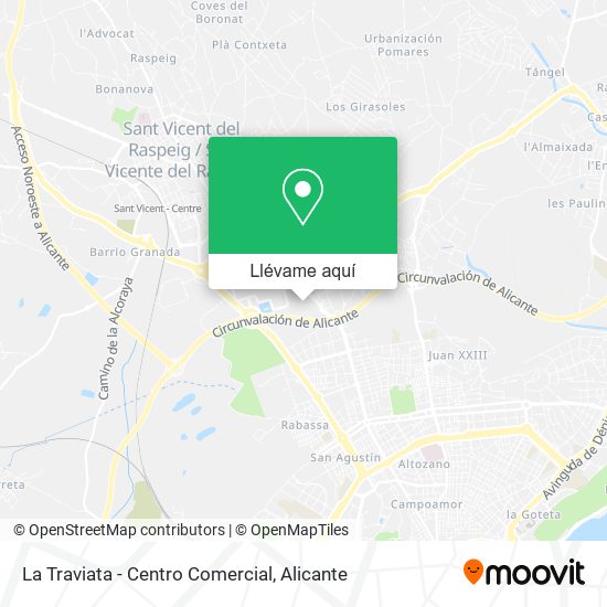 Mapa La Traviata - Centro Comercial
