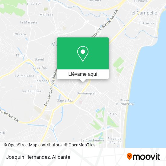 Mapa Joaquin Hernandez