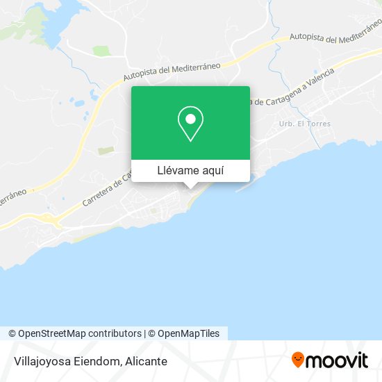 Mapa Villajoyosa Eiendom