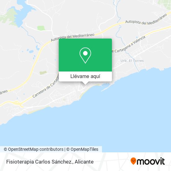 Mapa Fisioterapia Carlos Sánchez.