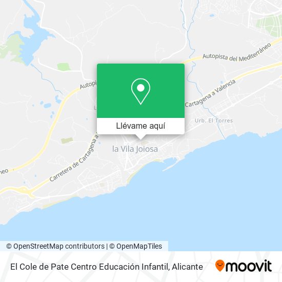 Mapa El Cole de Pate Centro Educación Infantil