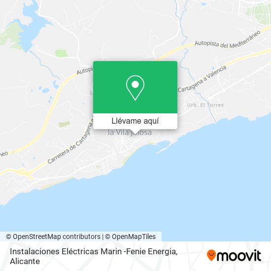 Mapa Instalaciones Eléctricas Marin -Fenie Energia