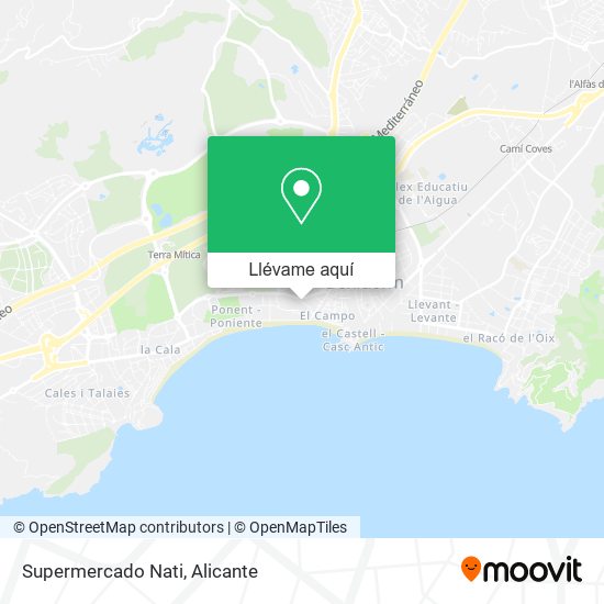 Mapa Supermercado Nati