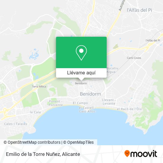 Mapa Emilio de la Torre Nuñez