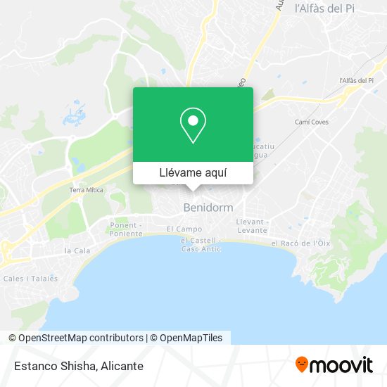 Mapa Estanco Shisha