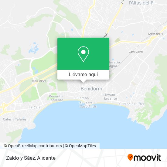 Mapa Zaldo y Sáez