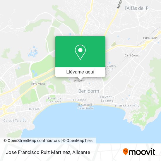 Mapa Jose Francisco Ruiz Martinez