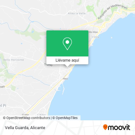 Mapa Vella Guarda