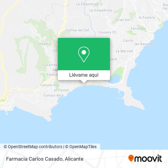 Mapa Farmacia Carlos Casado