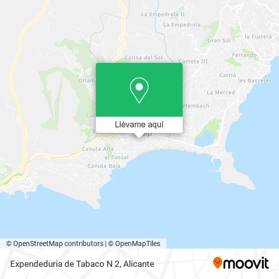 Mapa Expendeduria de Tabaco N 2