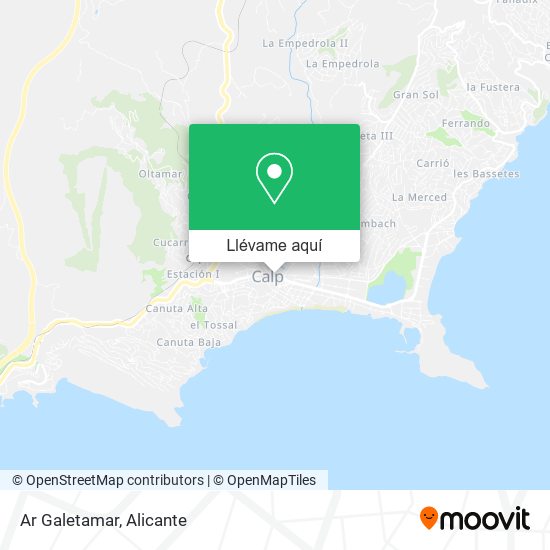 Mapa Ar Galetamar