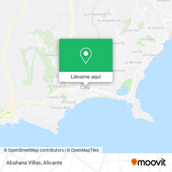 Mapa Abahana Villas