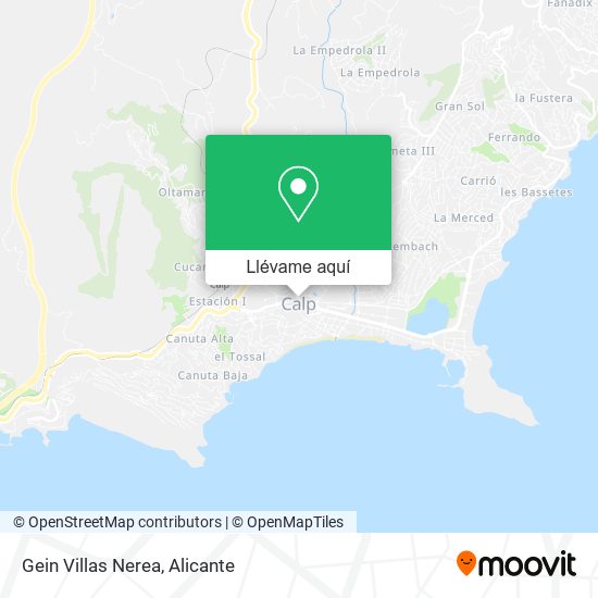 Mapa Gein Villas Nerea