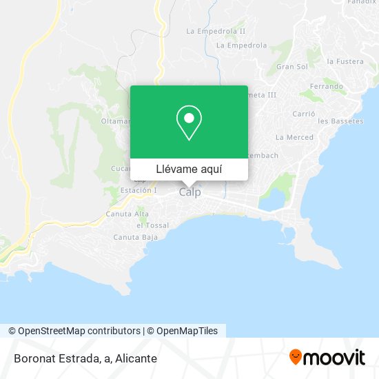 Mapa Boronat Estrada, a