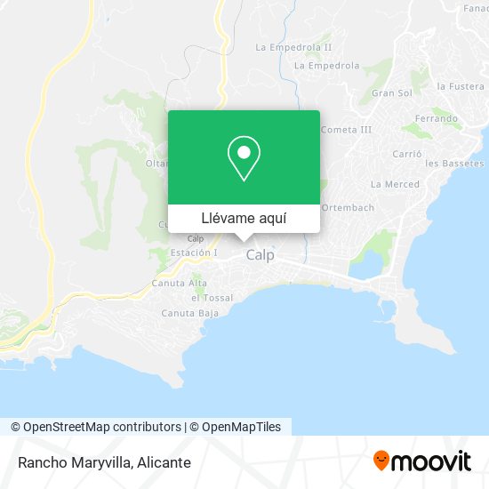 Mapa Rancho Maryvilla