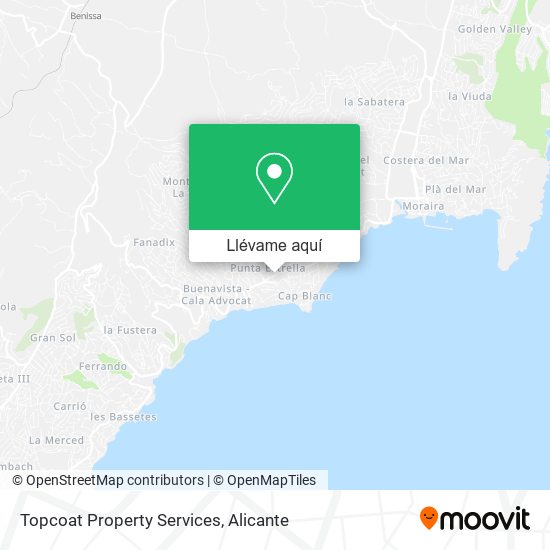 Mapa Topcoat Property Services