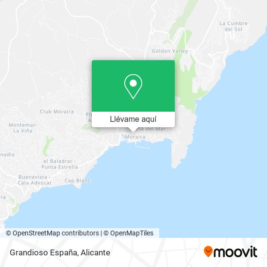 Mapa Grandioso España