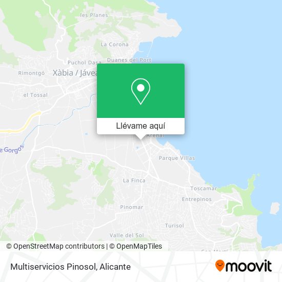 Mapa Multiservicios Pinosol