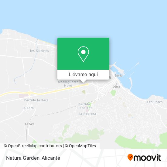 Mapa Natura Garden