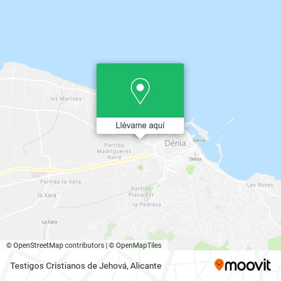 Mapa Testigos Cristianos de Jehová