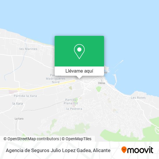 Mapa Agencia de Seguros Julio Lopez Gadea