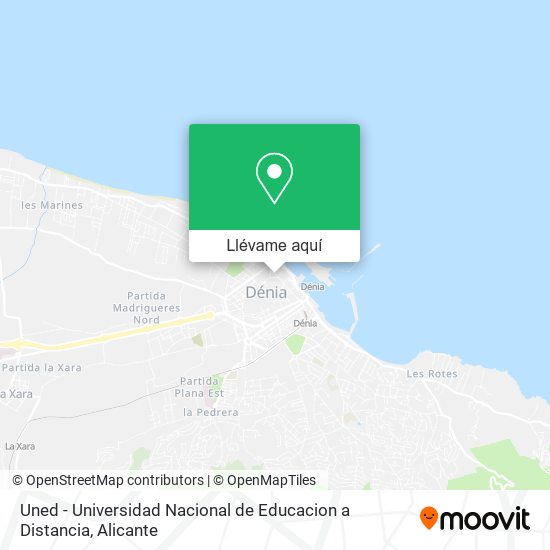 Mapa Uned - Universidad Nacional de Educacion a Distancia