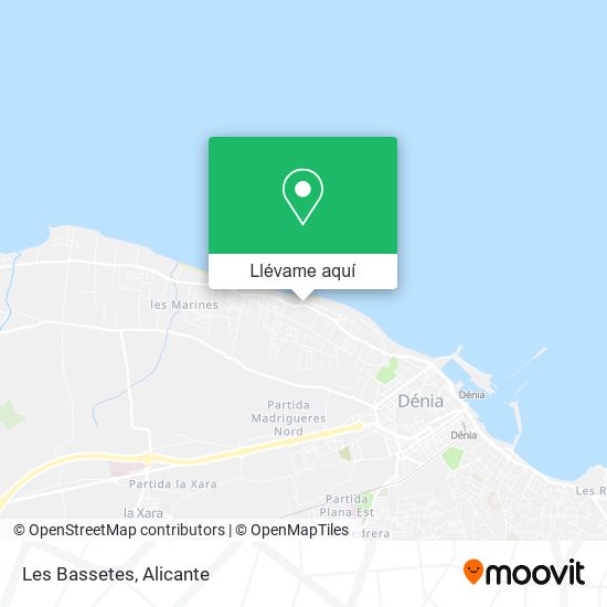 Mapa Les Bassetes