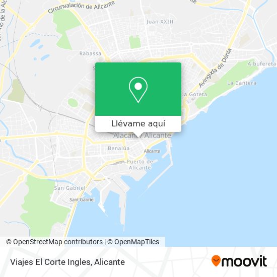 Mapa Viajes El Corte Ingles