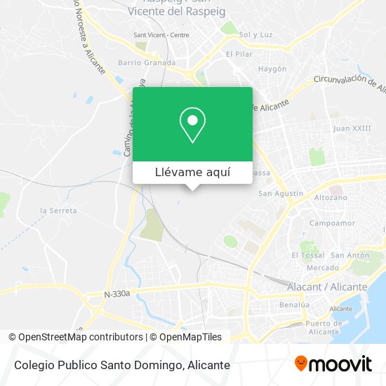 Mapa Colegio Publico Santo Domingo