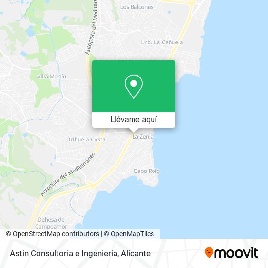 Mapa Astin Consultoria e Ingenieria