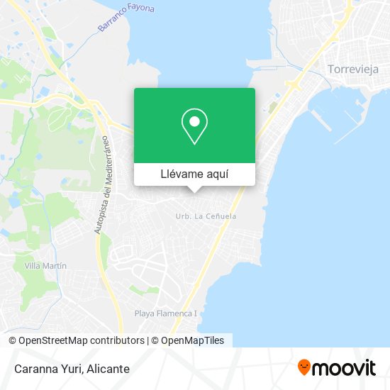 Mapa Caranna Yuri
