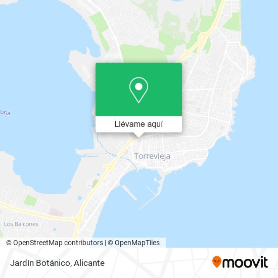 Mapa Jardín Botánico