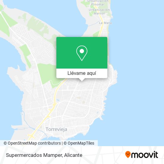 Mapa Supermercados Mamper