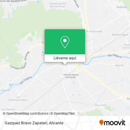 Mapa Gazquez Bravo Zapateri